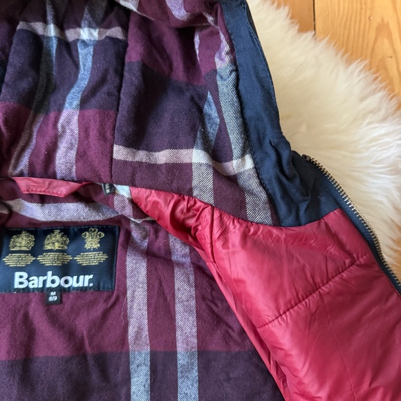 Kids Barbour Hooded Wax Jacket - Picture 6 of 9